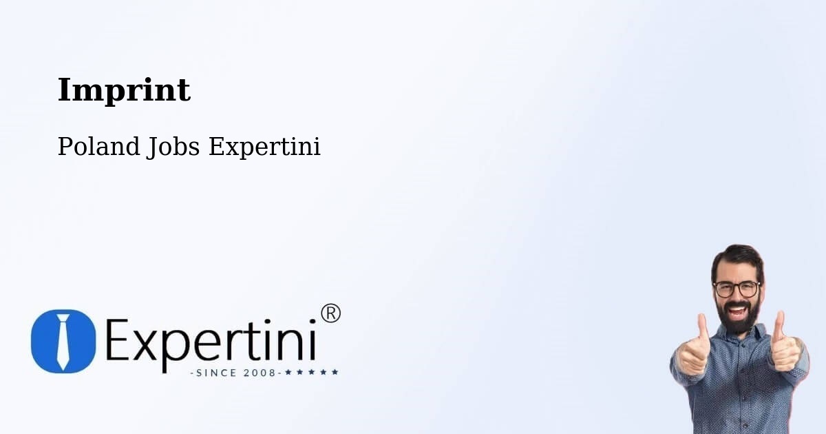 Imprint – Tolkmicko - Poland Jobs Expertini